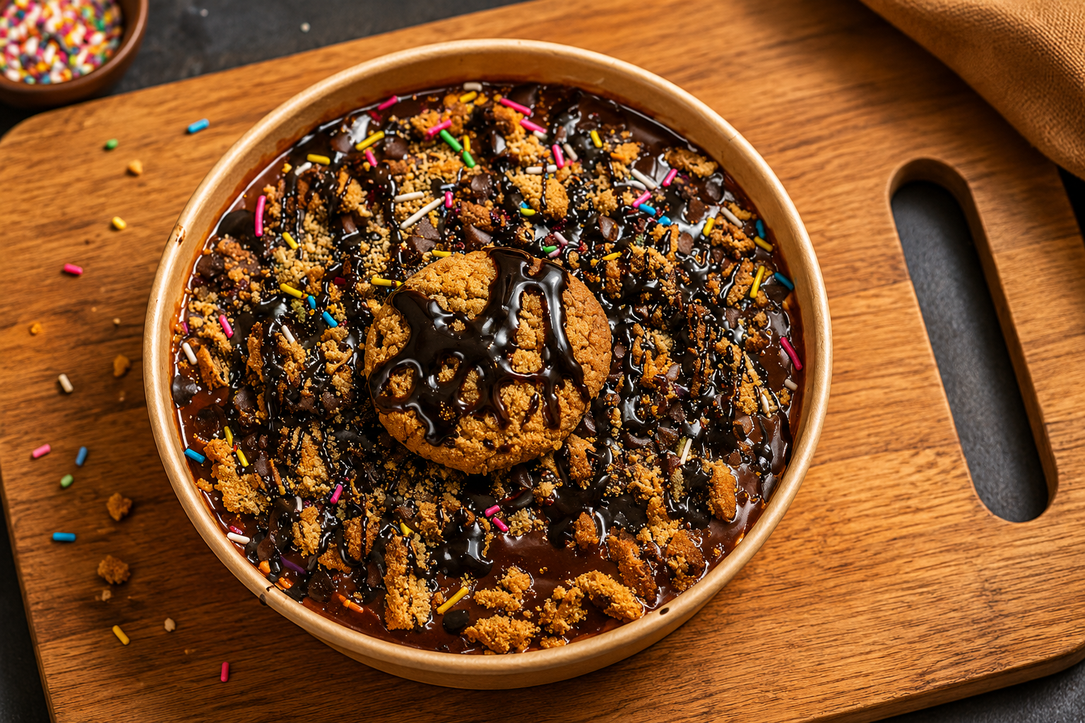 Choco cookie bowl  🍪